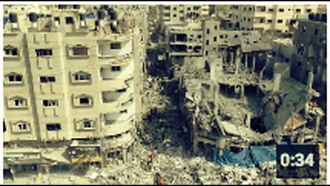 The Massive Destruction Caused By Israeli Warplanes After The Bombing Of The Market