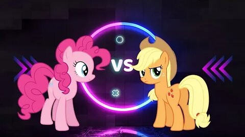 Crypto battles. 2 Season: My little pony. 2 Episode: Pinkie Pie vs Applejack.