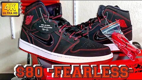 Sneaker Steals: $80! Air Jordan 1 Mid Fearless Review,MCM Jordan Custom 6’s & Home Studio Update