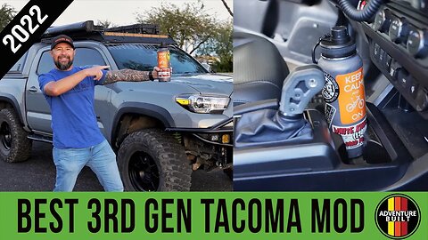 MANDATORY 3RD GEN TACOMA MOD | Z PRECISION LARGE BOTTLE CUP HOLDER | BEST OVERLAND ACCESSORY 2022