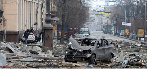 Ukraine Invasion- Paratroopers storm military hospital in Kharkiv