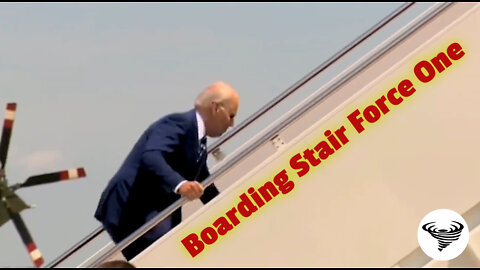 Joe Biden tripping up the stairs MEME compilation