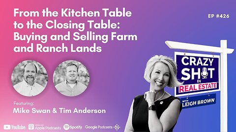 From Kitchen Table to Closing Table: Buying / Selling Farm & Ranch Lands - Mike Swan & Tim Anderson