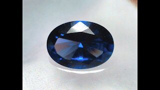 YAG Blue Sapphire Imitation Oval