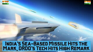 India's Sea Based Missile Hits the Mark, DRDO's Tech Hits High Remark #indianarmy #bmd