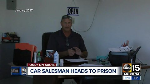 Valley car salesman sentenced to prison in missing car title cases