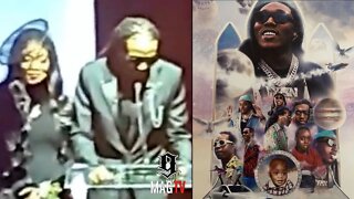 Quavo Gives Emotional Speech At Takeoff's Funeral! 🙏🏾
