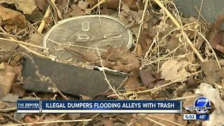 People dumping trash illegally in Denver alleys frustrates business owners