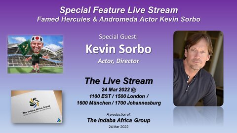 Hercules & Andromeda Star Kevin Sorbo on upcoming filming in South Africa | 24 Mar 2022