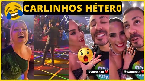 PINTOU UM CLIMA ENTRE CARLINHOS MAIA E WANESSA CAMARGO NO TELETON EM OFF