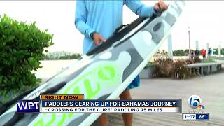 Paddleboarders gear up for long journey