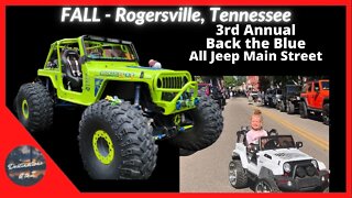 All Jeep Main Street FALL Show 2022 in Rogersville, Tennessee