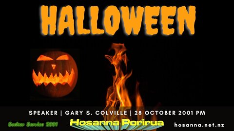 Halloween: Trick? Or Treat? (Gary Colville) | Hosanna Porirua