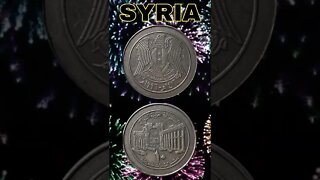 Syria 10 pounds 1996.#shorts #coinnotesz