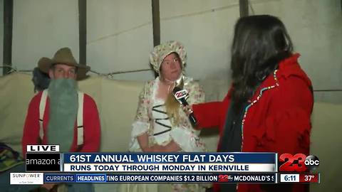 The "Mayoral" race at Whiskey Flat Days