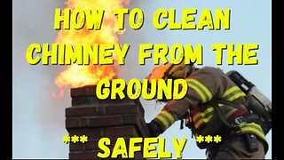 Cleaning Your Chimney | Easy Chimney Sweep #diy #howto