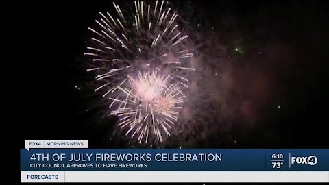 Fort Myers Beach approves fireworks