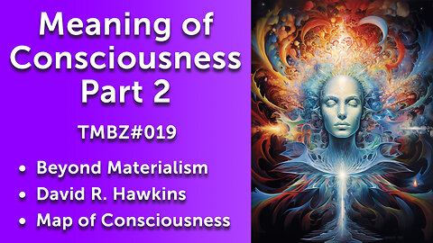 The Meaning of Consciousness - Part 2 (TMBZ019)