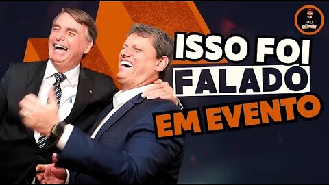 BOLSONARO É SURPREENDIDO POR TARCÍSIO