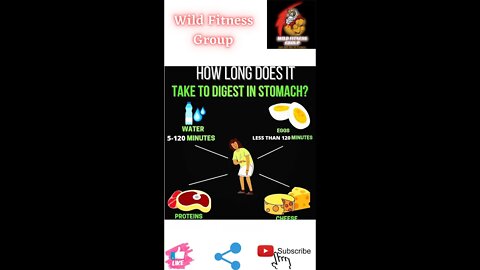 🔥How long does it take to digest in stomach🔥#fitness🔥#wildfitnessgroup🔥#shorts🔥