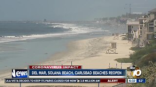 More San Diego County beaches reopen
