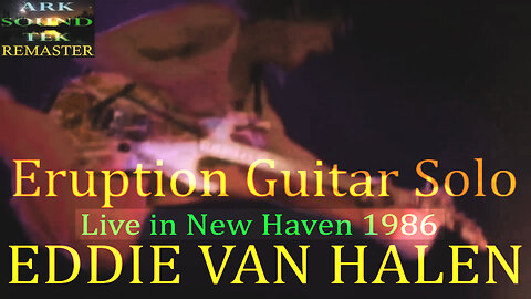 EDDIE VAN HALEN - Eruption Guitar Solo Live - ARKSOUNDTEK rumblemaster 2023