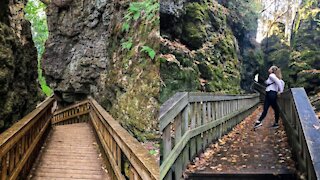 This 1.3-km Trail Near Toronto Will Lead You Right Through A Towering Canyon