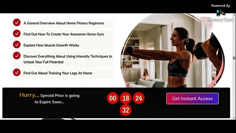 Home Fitness Regimen PLR Review, Bonus – Fitter And Stronger Body At Home (Private label Rights)