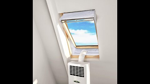 Hoomee fensterabdichtung für mobile klimageräte dachfenster, hot air stop zum anbringen