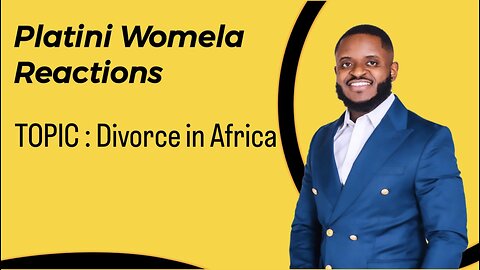 Divorce is not for Africa, leave that in the west !