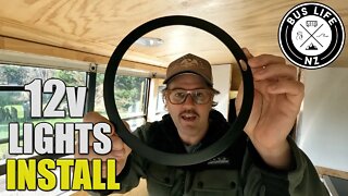 Wiring 12v lights in my Bus Conversion | Bus Life NZ | S2:E17