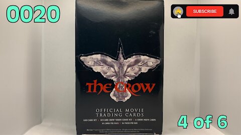 the[CARD]curator [0020] 'The Crow' (1994) Trading Cards [4 of 6] [#thecrow #theCARDcurator]