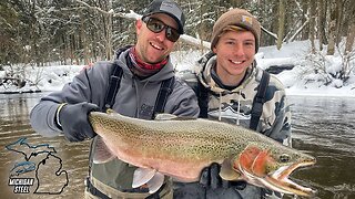 Our First MIDWEST STEELHEAD FISHING Adventure! (Michigan Steel Ep. #1)