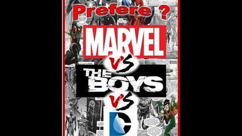 QUAL VOCÊ PREFERE MARVEL X DC COMICS X THE BOYS #shorts