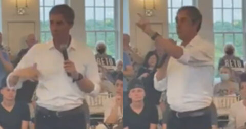 Beto O'Rourke Snaps With Profanity at Heckler Who Laughs Over Critique of Guns After Uvalde