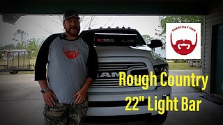 Rough Country LED Bar on A Ram 2500 With Wireless Remote