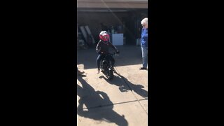 Granddaughters first ride