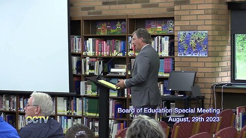 Board of Education Special Meeting: August, 29th 2023