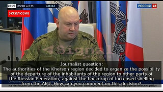 First interview with new commander of Russian Army General Surovikin