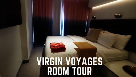 Virgin Voyages Scarlet Lady Sea Terrance Room 13318Z Room Tour