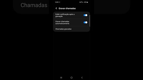 Como GRAVAR CHAMADAS no SAMSUNG GALAXY S21 Fe #shorts