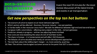 Boyd-Swelbar Unvarnished - Moving Beyond The Aviation Consensus