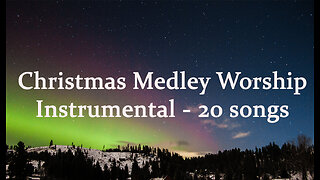 Christmas Instrumental Music Medley - 20 songs Piano Flute Calm Relaxing