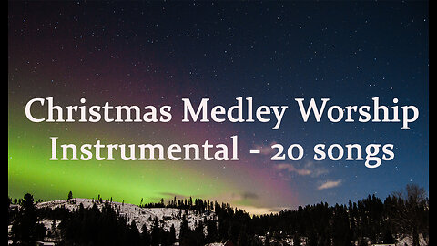 Christmas Instrumental Music Medley - 20 songs Piano Flute Calm Relaxing