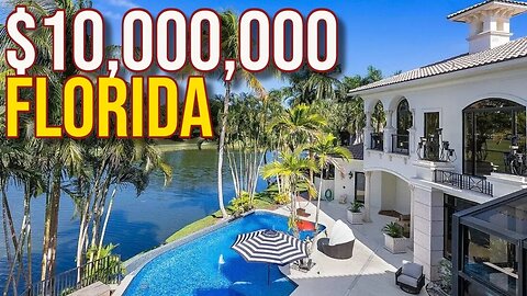 Inside $10,000,000 Florida Mega Mansion