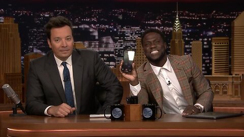 Kevin Hart FaceTimes Dwayne Johnson While Co-Hosting The Tonight Show