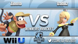 EG | Zinoto (Diddy Kong) vs. Dabuz (Rosalina and Luma) - Wii U Top 48 - Frostbite 2018