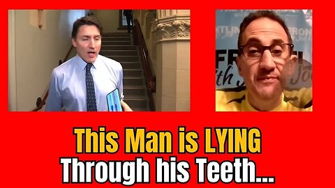 He is LYING Through His Teeth...