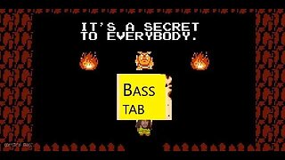 Zelda Main Theme (Bass only TAB)