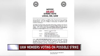 UAW members voting on possible strike